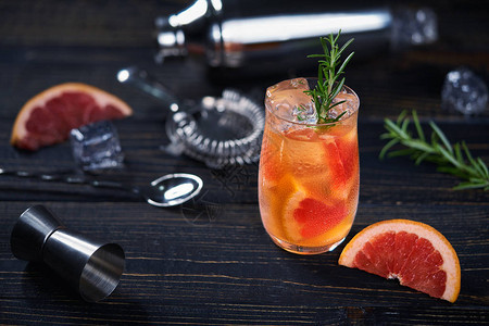 单酒精鸡尾酒或加冰的葡萄汁玛格丽塔Cockt图片