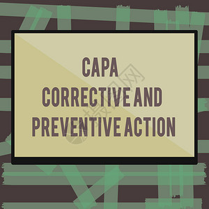 Capa纠正和预防行动书面说明背景图片