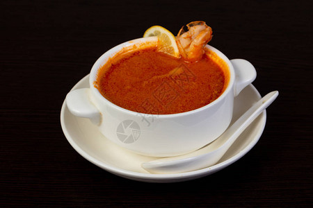 海鲜热番茄汤图片