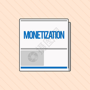 WordwordworkingtextMonetization将某些东西转换成法定货币的过图片