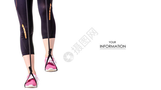 女腿部运动紧身裤运动鞋运动锻炼扩展器图片
