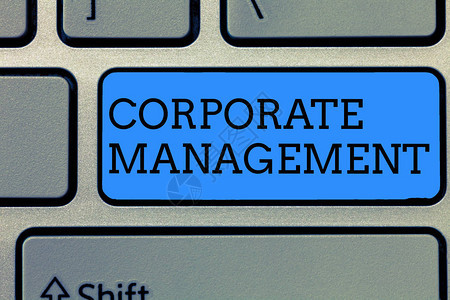 显示公司管理的文本符号各级管理人员和行政人背景图片