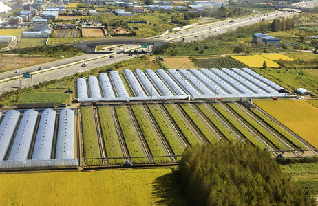 路边的农田韩国釜山图片