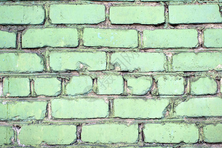 绿色砖墙背景纹理背景图片