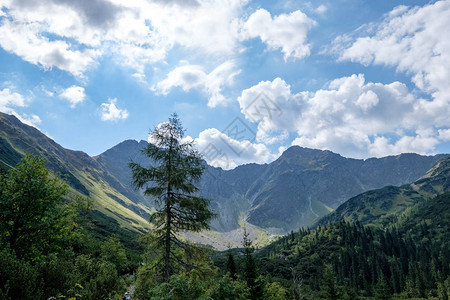 西喀尔巴阡山脉全景图片