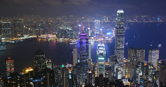 2018年11月8日香港维多利亚峰顶图片