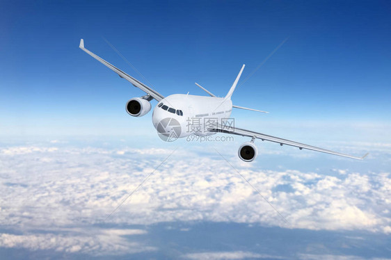 飞机运输旅行旅行者飞行喷气商务天堂机场概念图片