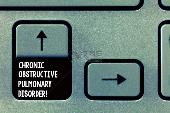 文字书写文本慢阻塞肺病疾病医疗的商业概念需要键盘意图创建计算机消息图片