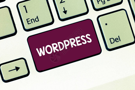 显示Wordpress的书写笔记展示可安装Web服务器的源发布软件的商业照片键盘意图创建计算机图片