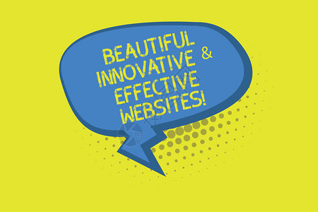 写笔记显示美丽的创新和有效的网站商业照片展示做得好的有吸引力的网页空白长方形半色调语音气泡之字图片