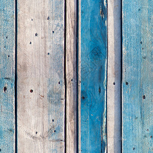 蓝色和白色木板背景无缝背景图片