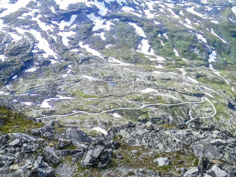挪威白雪皑的达尔图片