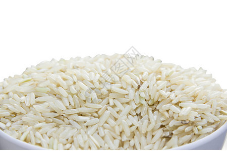 白碗中的茉莉水稻与图片