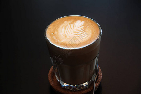 平面白咖啡flatwhitecoffe图片