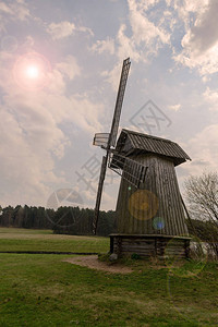 旧木制风机图片