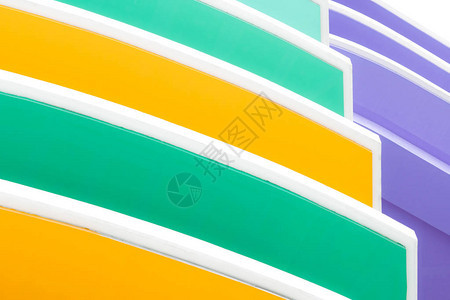 黄色白色绿色和紫色建筑纹理背景图片