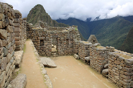 秘鲁库斯科附近失去的Incan市马丘皮MachuP图片