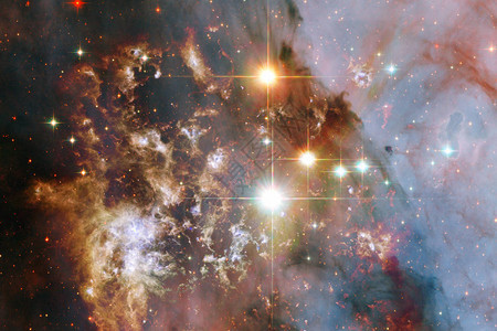 深空某处令人难以置信的美丽星系科幻壁纸美航空天局提供的这图片