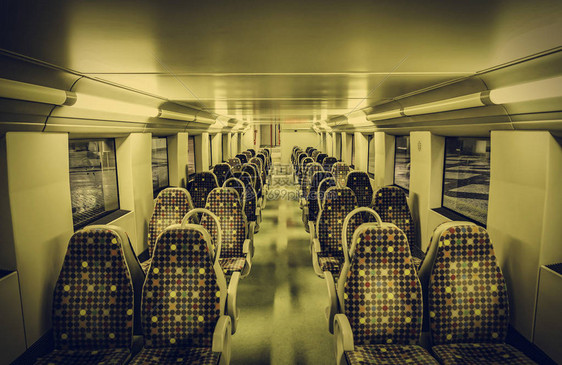 火车座椅新的公共交通现代化和进步细节图片