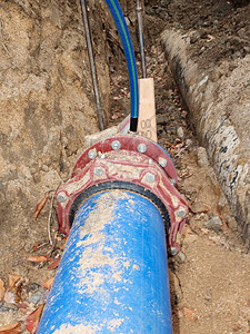 饮用水管道修复供水中断地下饮用水管道图片