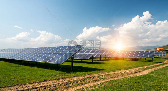 太阳能电池板光伏替代电源可持图片