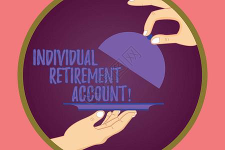显示个人退休账户的概念手写商业照片展示投资和专项资金用于退休胡分析手服务图片