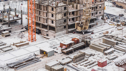 Crane和建筑工程图片