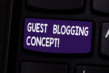 手写文本来宾博客概念概念意义写一篇博客文章将在另一个博客上发布键盘意图创建计算机消息图片