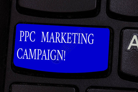概念手写显示Ppc营销活动每次点击他们的一个广告时图片