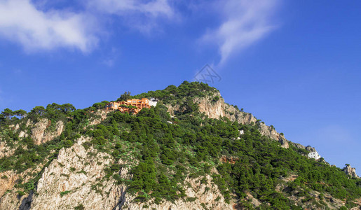 卡普里岛地中海沿岸图片