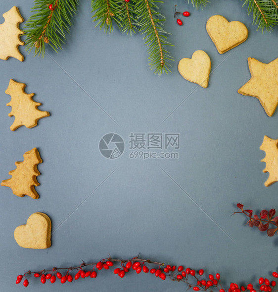 圣诞装饰带有fir树图片