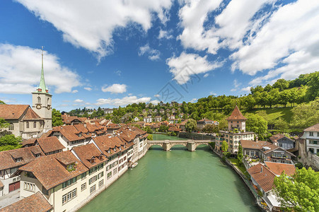 历史名城伯尔尼瑞士瑞士田园风光图片