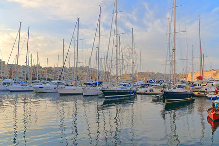 照片在比尔古市马耳他岛的玛丽娜拍摄图片
