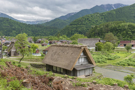 日本历史名村白川乡图片
