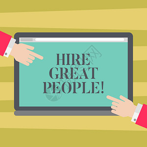 HireGreatPeople的文本符号概念照片显示或公司在短时间里工作图片