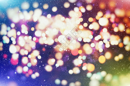 迪士尼烟花圣诞节日背景有光亮和星的优美背景