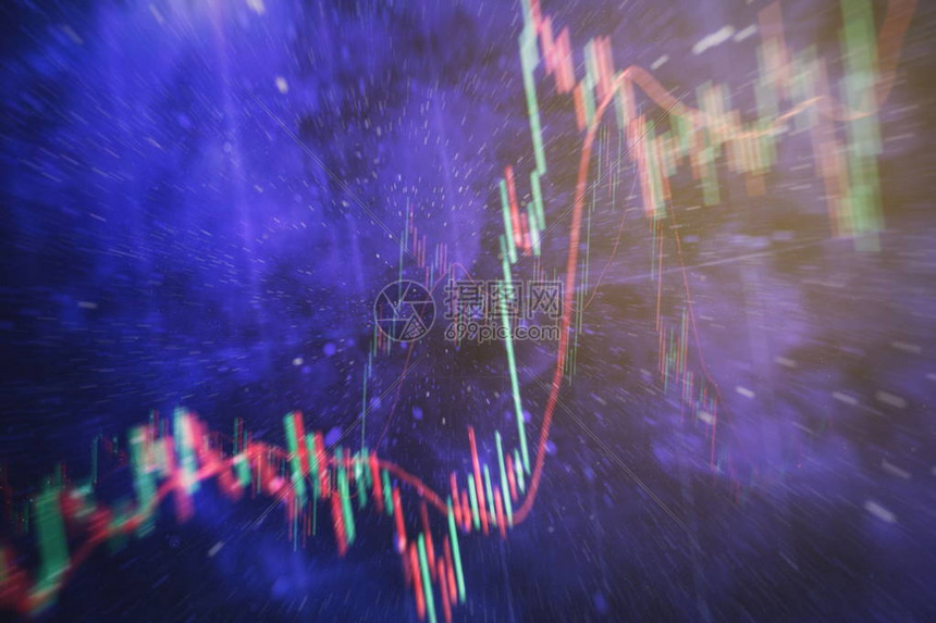 商业金融或股票市场背景高清图片下载-正版图片505826483-摄图网