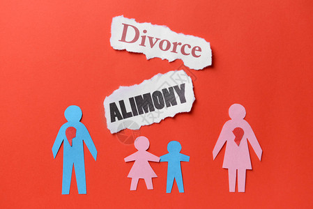 ALIMONY和DIVORCE两字图片