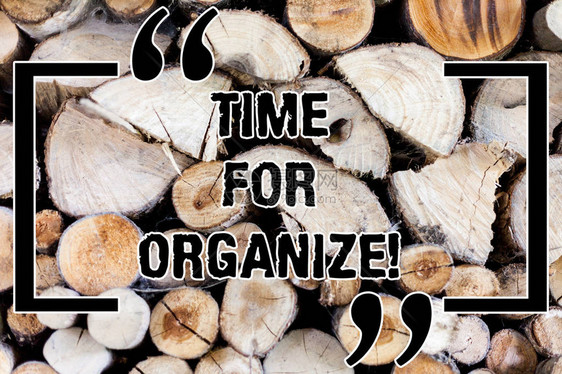 显示组织时间的书写笔记商业照片展示为活动或活动安排或准备木制背景复古木材野生信息图片