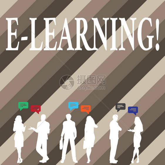 E商业图片展示现代学校电子教育的引进情况ELearning图片