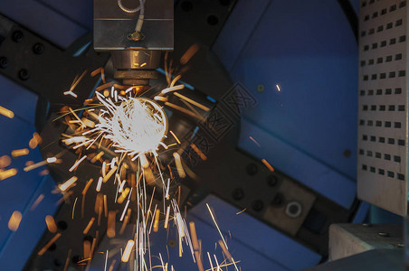 激光切割机用火花光切割不锈钢管高清图片磨刀器使用砂轮磨削旧切钞机