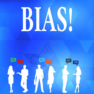 bias概念意指不公正的主观片面偏见不平等的偏执主义bi背景图片