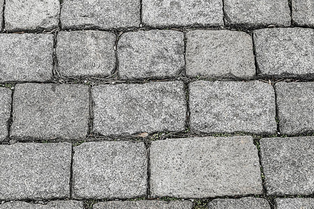 长方形石头花园道路硬底线图片
