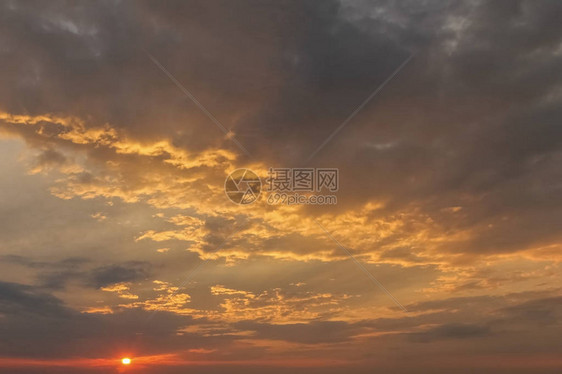 戏剧日落夜晚或日出早晨天空暮光时间图片