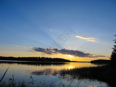 Asikkala芬兰湖岸图片
