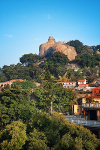 福建厦门鼓浪屿日光岩背景图片