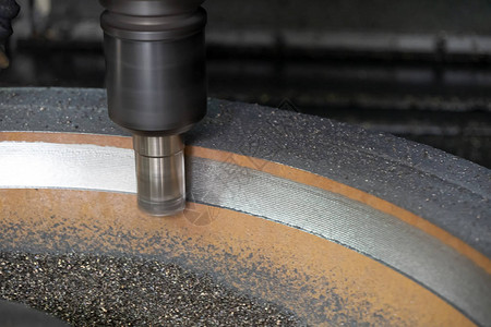 CNC机械加工中心操作切割铸造模部件CNC磨机用指数可变半径端磨粉工具图片