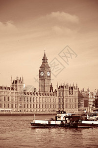 BigBen和伦敦的议会大厦图片