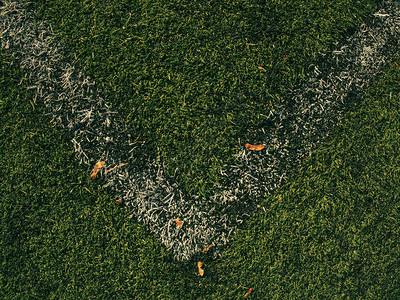 足球场或足球场角球线绿色足球场图片