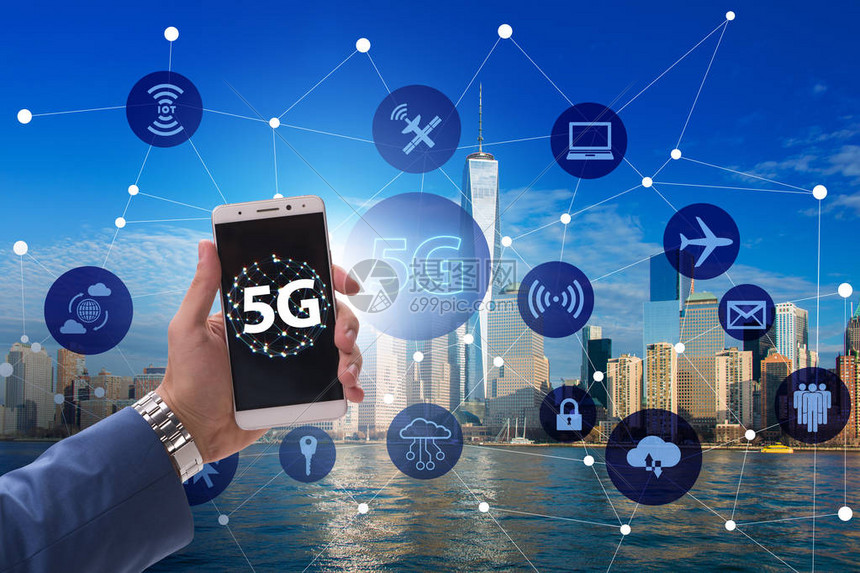 5g互联网连接高清图片下载-正版图片505962635-摄图网